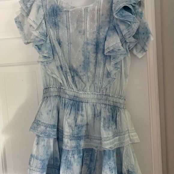 Loveshackfancy LSF Natasha blue tie dye dress - Picture 4 of 4